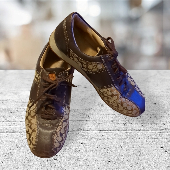 Coach noella brown sneaker/shoe size 9M - Picture 8 of 16